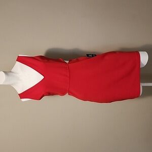 🔴 Express NWT Red Cut Out Midi Dress